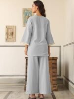 Polycotton Co-Ord Set For Women | Stylish Festive Co-Ord Set For Women | Travel Co-Ord Set For Women | Kurta Set For Women - Image 4