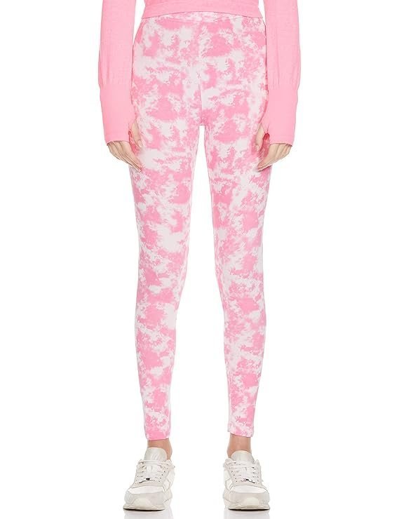 71XDQVACCZL._SX569_.jpg Women Abstract Printed Elasticated Waist Skinny Fit Leggings - Image 1